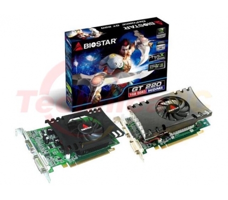 Biostar NVIDIA Geforce GT220 1024MB DDR3 PCI-E 128 Bit VGA card