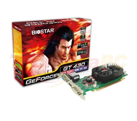 Biostar NVIDIA GT430 2GB DDR3 PCI-E 128 Bit VGA card