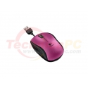 Logitech M125 Pink USB Optical Wired Mouse 