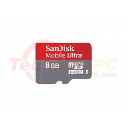 SanDisk HC Mobile Ultra Class 10 / U1 8GB Micro SD Card
