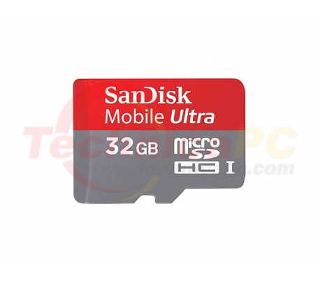 SanDisk HC Mobile Ultra Class 10 / U1 32GB Micro SD Card
