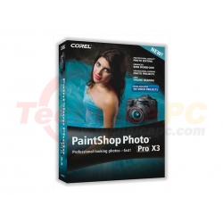Corel PaintShop Photo Pro X3 Graphic Design Software
