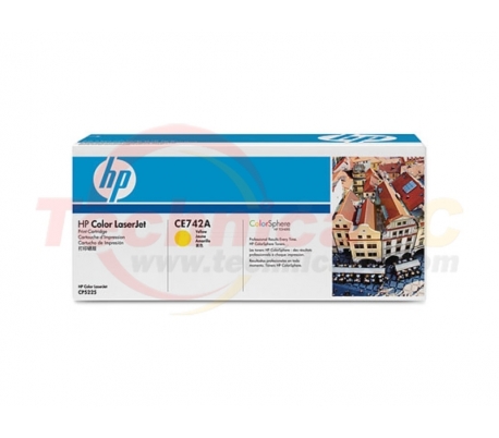 HP CE742A Yellow Printer Ink Toner