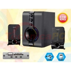 Simbadda CST 1800N 40W RMS SDCARD USB 2.1 Speaker