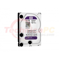 Western Digital Purple 2TB SATA3 WD20PURX HDD Internal 3.5"
